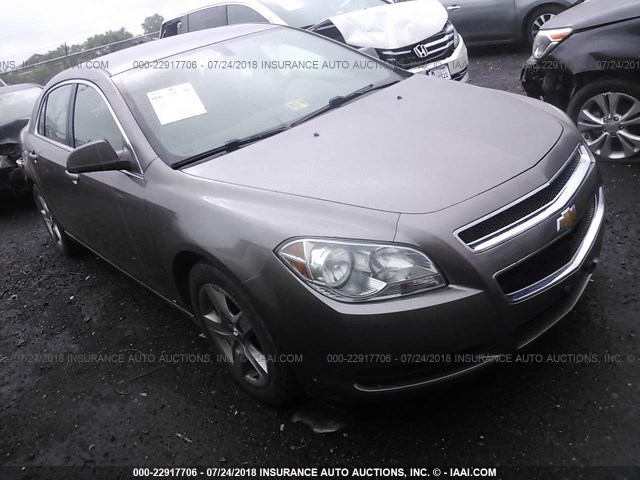 1G1ZB5EB1AF112208 - 2010 CHEVROLET MALIBU LS GRAY photo 1