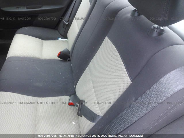 1G1ZB5EB1AF112208 - 2010 CHEVROLET MALIBU LS GRAY photo 8