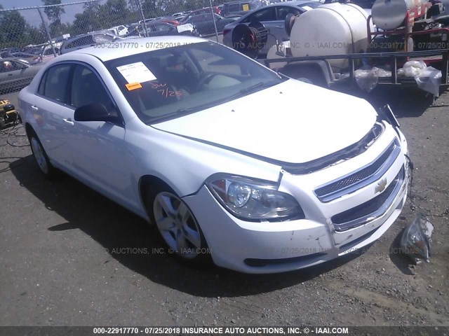 1G1ZB5E08CF281966 - 2012 CHEVROLET MALIBU LS თეთრი ფოტო 1
