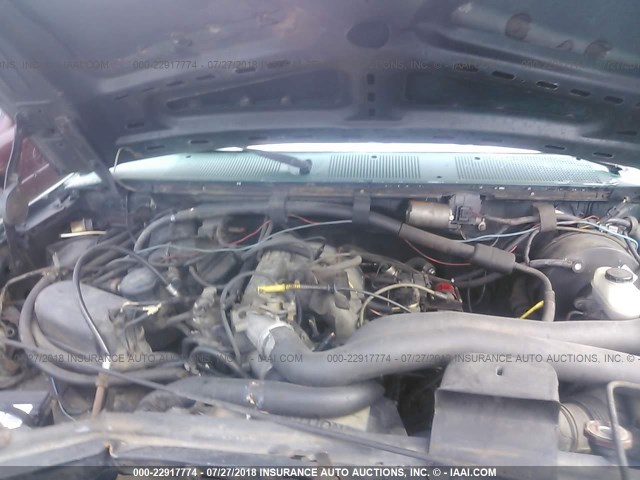 1FTHF26H6MNA34673 - 1991 FORD F250 GREEN photo 10