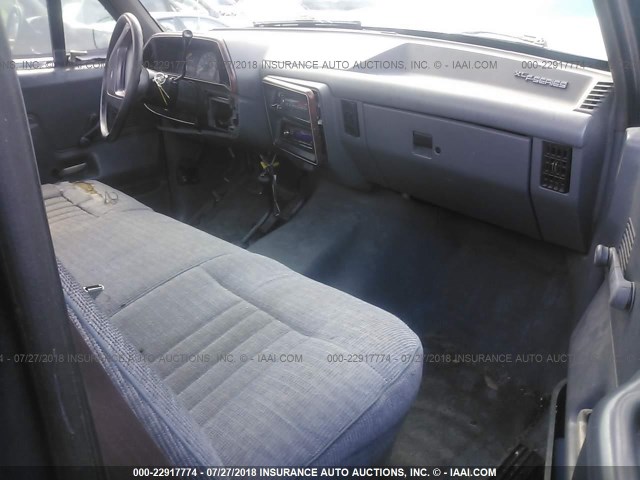 1FTHF26H6MNA34673 - 1991 FORD F250 GREEN photo 5