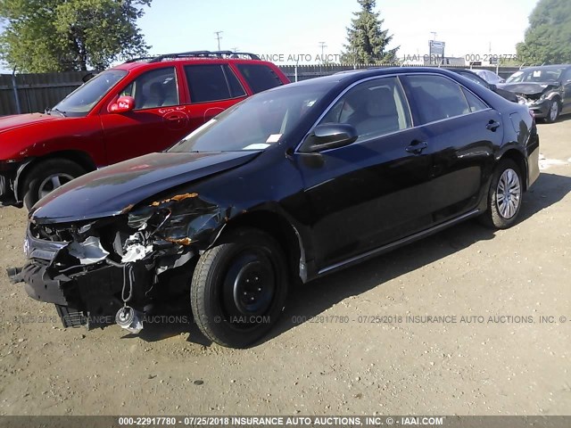 4T4BF1FK9DR314266 - 2013 TOYOTA CAMRY L/SE/LE/XLE 黑色 照片 2