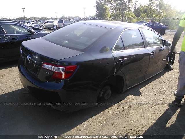 4T4BF1FK9DR314266 - 2013 TOYOTA CAMRY L/SE/LE/XLE 黑色 照片 4