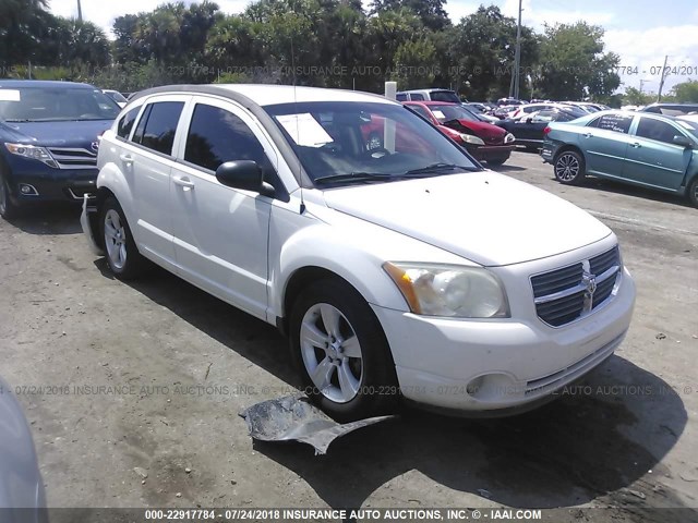 1B3CB3HA0AD565334 - 2010 DODGE CALIBER MAINSTREET WHITE photo 1