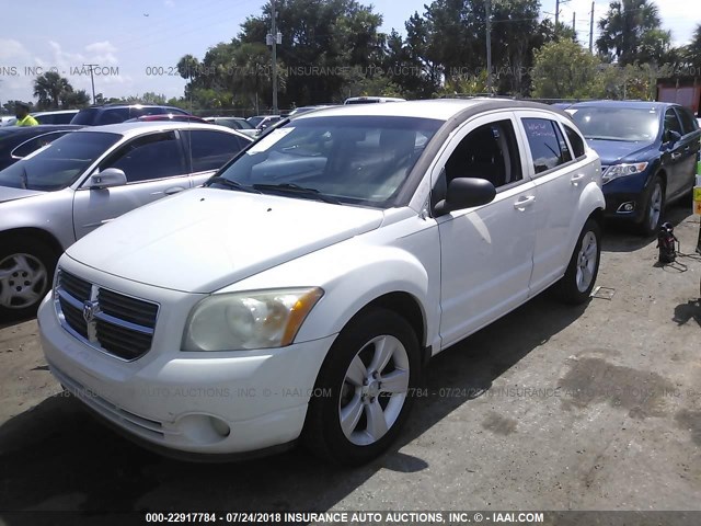 1B3CB3HA0AD565334 - 2010 DODGE CALIBER MAINSTREET WHITE photo 2