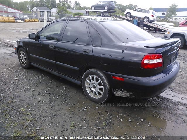 YV1VS29562F829949 - 2002 VOLVO S40 1.9T BLACK photo 3