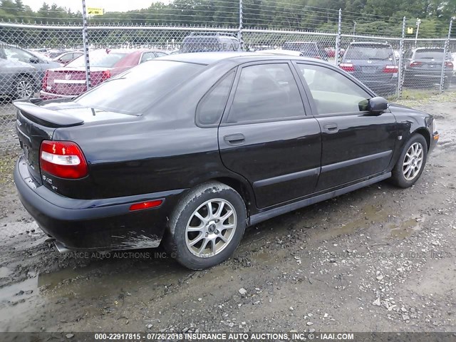 YV1VS29562F829949 - 2002 VOLVO S40 1.9T BLACK photo 4