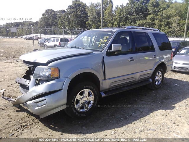 1FMFU19566LA77459 - 2006 FORD EXPEDITION LIMITED SILVER photo 2