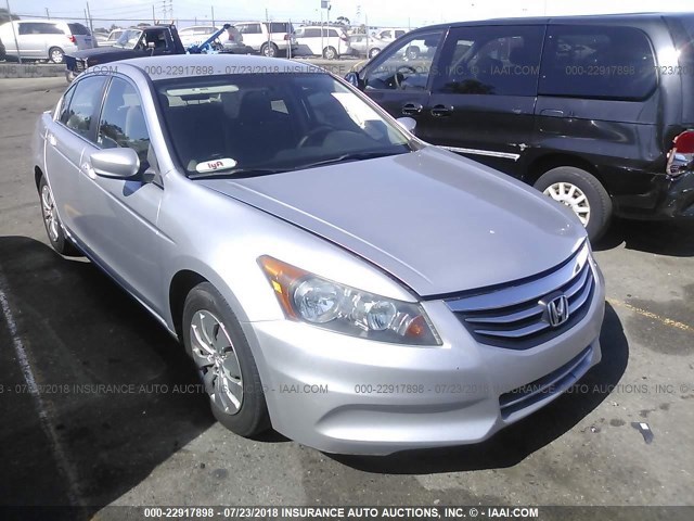 1HGCP2F39BA009395 - 2011 HONDA ACCORD LX SILVER photo 1