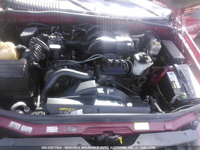 1FMZU73E15UB22650 - 2005 FORD EXPLORER XLT/XLT SPORT/NBX 红色 照片 10