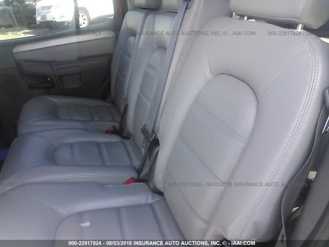 1FMZU73E15UB22650 - 2005 FORD EXPLORER XLT/XLT SPORT/NBX 红色 照片 8