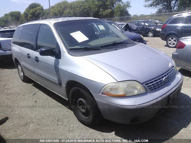 2FMZA51461BA49380 - 2001 FORD WINDSTAR LX SILVER photo 1