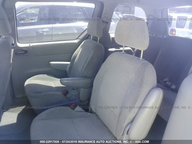 2FMZA51461BA49380 - 2001 FORD WINDSTAR LX SILVER photo 8