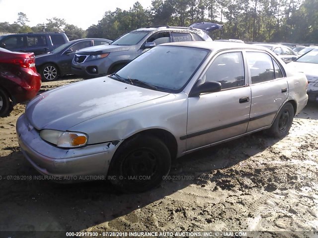 1Y1SK52852Z407809 - 2002 CHEVROLET GEO PRIZM LSI GOLD photo 2