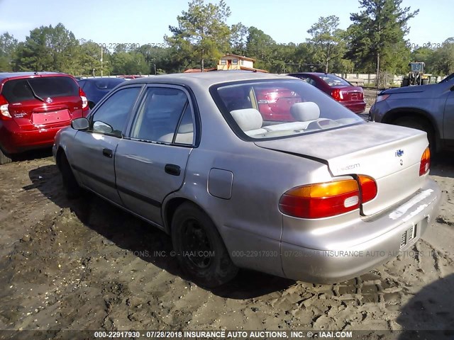 1Y1SK52852Z407809 - 2002 CHEVROLET GEO PRIZM LSI GOLD photo 3