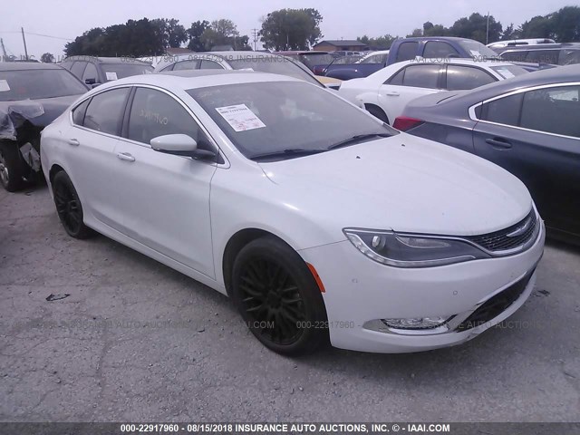 1C3CCCEG9FN678662 - 2015 CHRYSLER 200 C WHITE photo 1