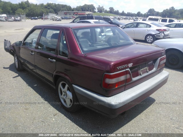 YV1LS5715S2178555 - 1995 VOLVO 850 MAROON photo 3