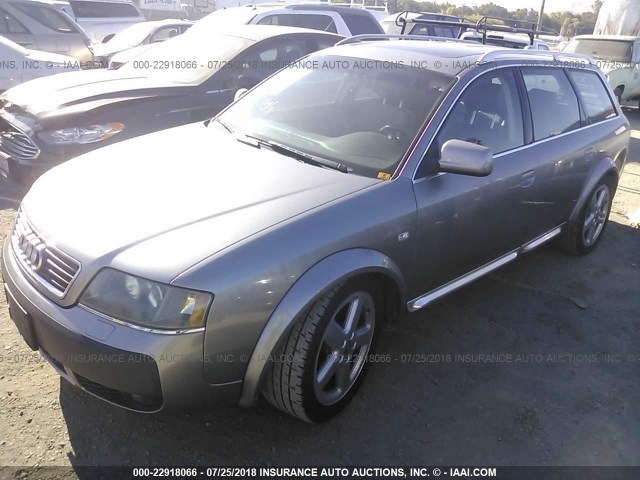 WA1YL64B34N097447 - 2004 AUDI ALLROAD 4.2 SILVER photo 2