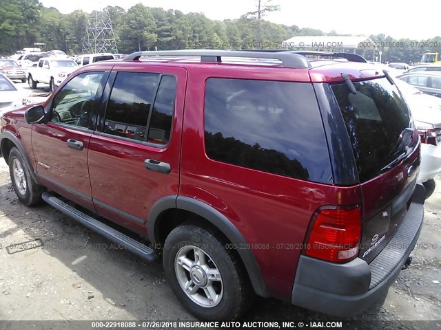 1FMZU62KX4UB62760 - 2004 FORD EXPLORER XLS/XLS SPORT RED photo 3