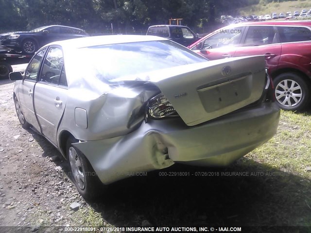 4T1BE32K63U763031 - 2003 TOYOTA CAMRY LE/XLE/SE Gümüş foto 6