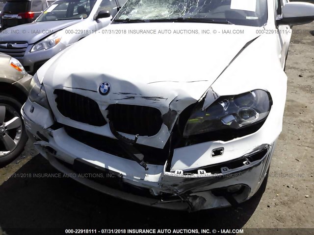 5UXZV8C52D0C15580 - 2013 BMW X5 XDRIVE50I WHITE photo 6