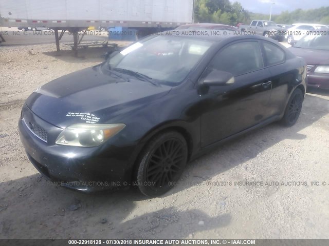 JTKDE177550033944 - 2005 TOYOTA SCION TC 黑色 照片 2