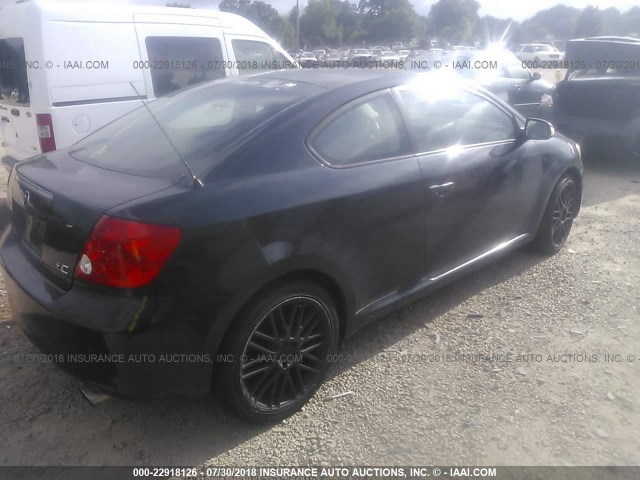 JTKDE177550033944 - 2005 TOYOTA SCION TC 黑色 照片 4