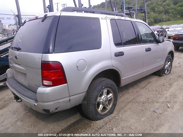 1FMDU73K55ZA29309 - 2005 FORD EXPLORER XLT/XLT SPORT/NBX 银色 照片 4