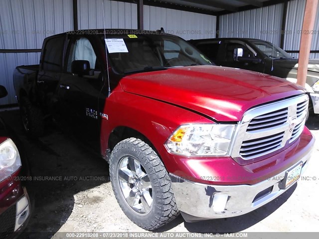 3C6RR7LT1FG584934 - 2015 RAM 1500 SLT RED photo 1