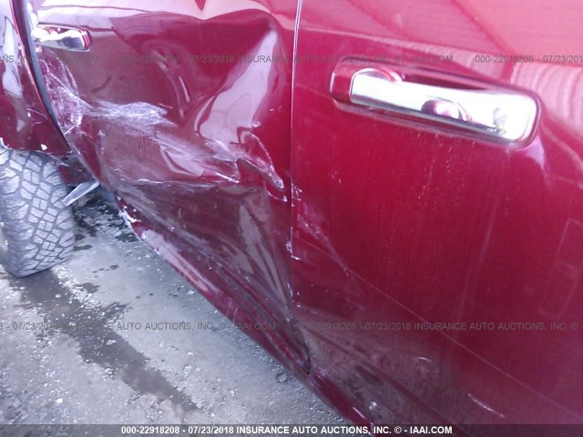 3C6RR7LT1FG584934 - 2015 RAM 1500 SLT RED photo 6