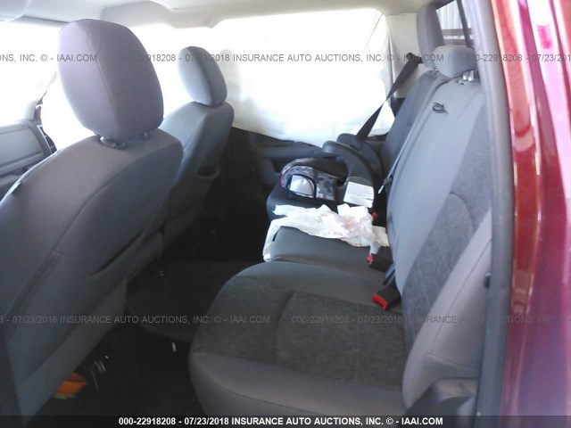 3C6RR7LT1FG584934 - 2015 RAM 1500 SLT RED photo 8
