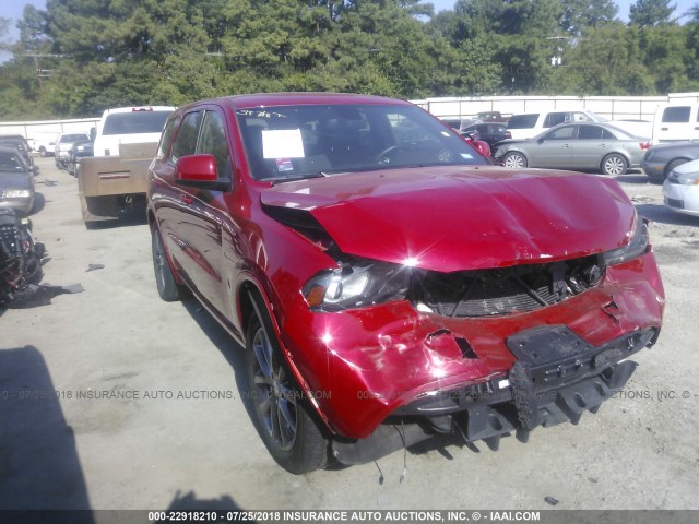 1C4RDHAG0FC916545 - 2015 DODGE DURANGO SXT RED photo 1