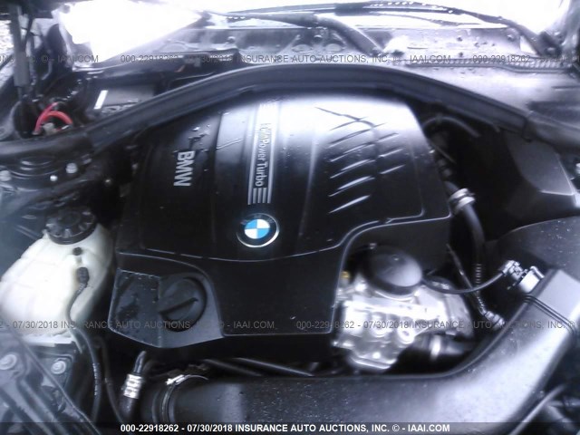 WBA3T3C58EJ876813 - 2014 BMW 435 I BLACK photo 10