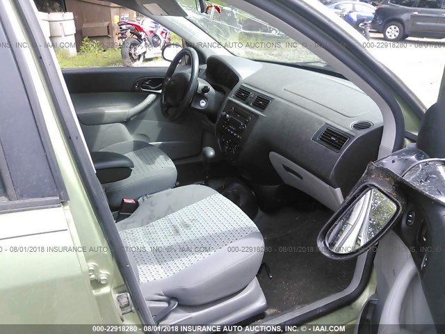 1FAHP34N37W161560 - 2007 FORD FOCUS ZX4/S/SE/SES 绿色 照片 5
