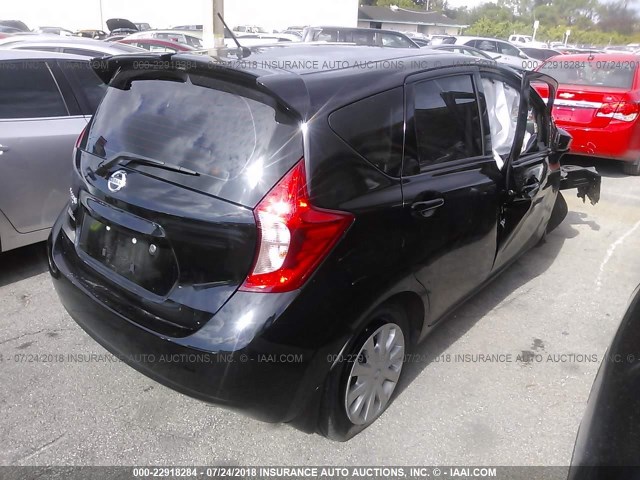 3N1CE2CP5GL400106 - 2016 NISSAN VERSA NOTE S/S PLUS/SV/SL/SR BLACK photo 4