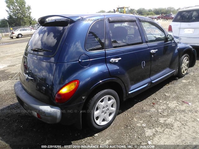 3C4FY48BX2T311232 - 2002 CHRYSLER PT CRUISER CLASSIC 蓝色 照片 4