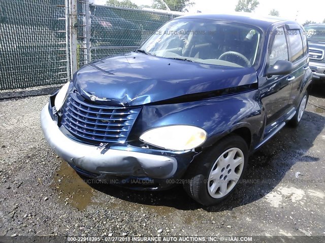 3C4FY48BX2T311232 - 2002 CHRYSLER PT CRUISER CLASSIC BLUE photo 6