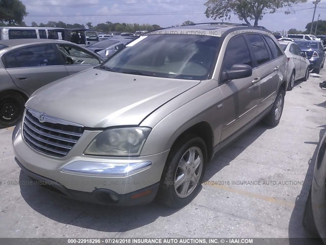 2C8GM684X5R282687 - 2005 CHRYSLER PACIFICA TOURING TAN photo 2