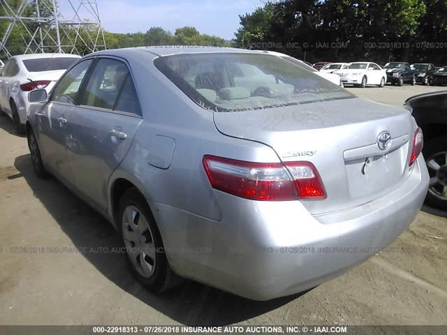 4T1BE46K87U173127 - 2007 TOYOTA CAMRY NEW GENERAT CE/LE/XLE/SE SILVER photo 3