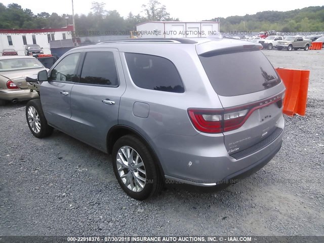 1C4RDJEG6FC177358 - 2015 DODGE DURANGO CITADEL GRAY photo 3