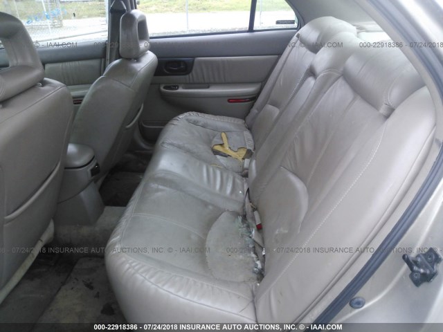 2G4WB55K911130422 - 2001 BUICK REGAL LS BEIGE photo 8