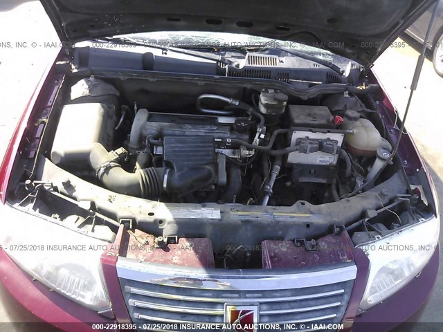 1G8AZ55F46Z192123 - 2006 SATURN ION LEVEL 2 栗色 照片 10