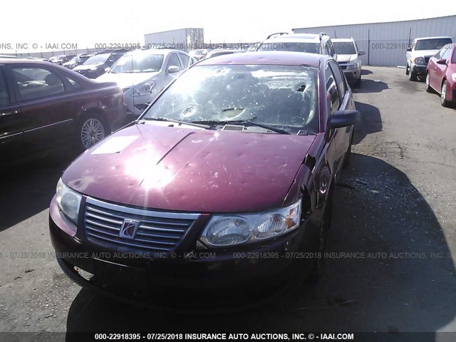 1G8AZ55F46Z192123 - 2006 SATURN ION LEVEL 2 栗色 照片 6