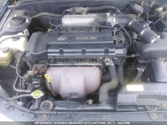 KMHJW35F8YU184086 - 2000 HYUNDAI ELANTRA GLS BLACK photo 10