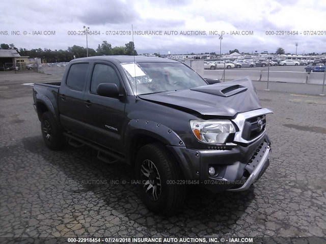 5TFLU4EN5EX084294 - 2014 TOYOTA TACOMA DOUBLE CAB 灰色 照片 1