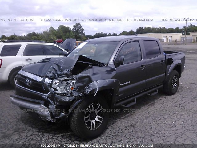 5TFLU4EN5EX084294 - 2014 TOYOTA TACOMA DOUBLE CAB 灰色 照片 2