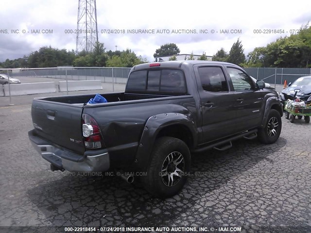 5TFLU4EN5EX084294 - 2014 TOYOTA TACOMA DOUBLE CAB 灰色 照片 4