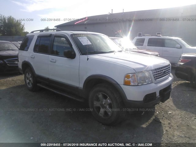 1FMDU83K93UA28132 - 2003 FORD EXPLORER XLT/XLT SPORT WHITE photo 1