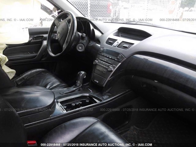 2HNYD282X7H525480 - 2007 ACURA MDX BLACK photo 5