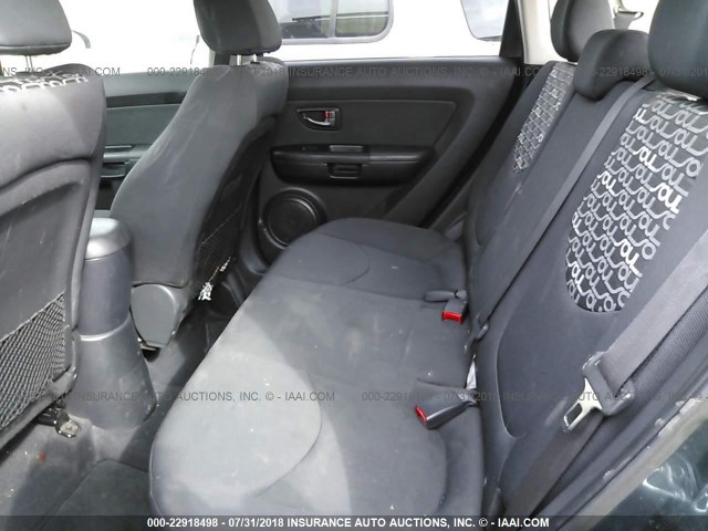 KNDJT2A21B7344759 - 2011 KIA SOUL +/!/SPORT BLUE photo 8